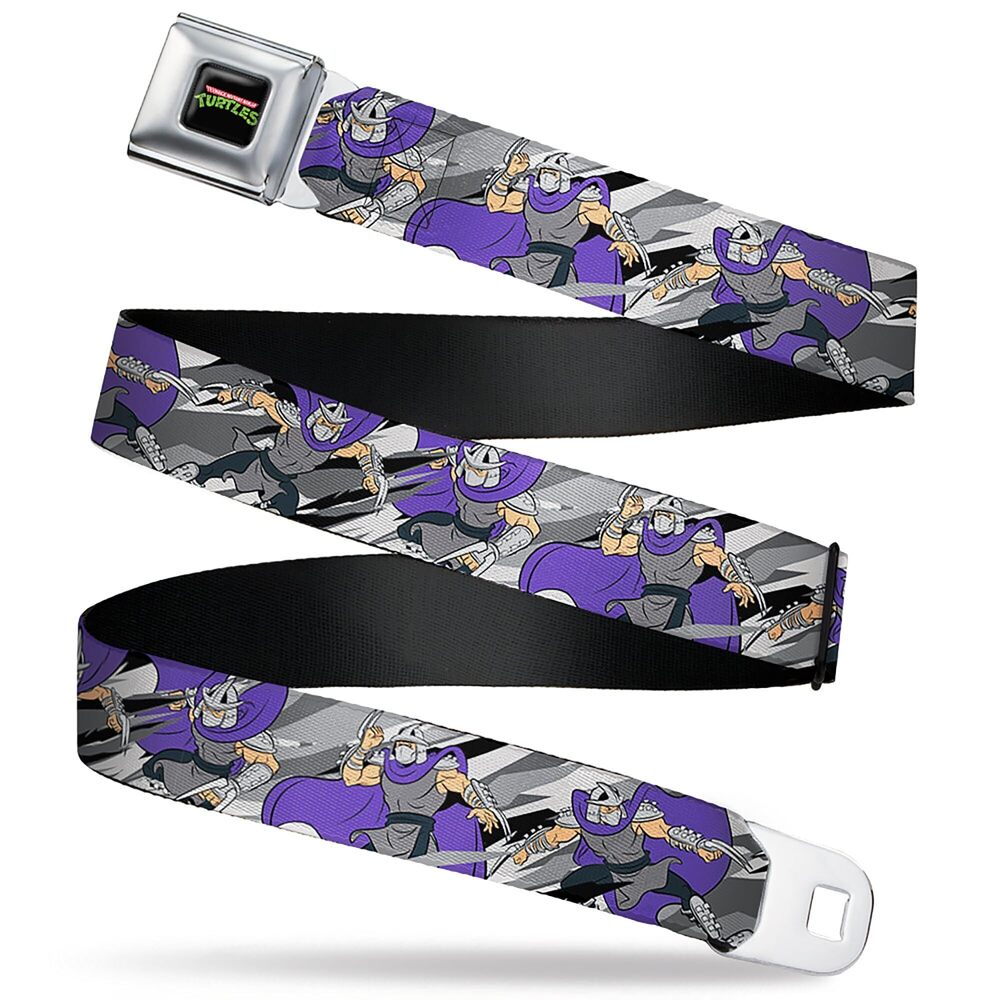 9237 Nickelodeon Belt, Seatbelt Buckle Belt, Teenage Mutant Ninja Turtles